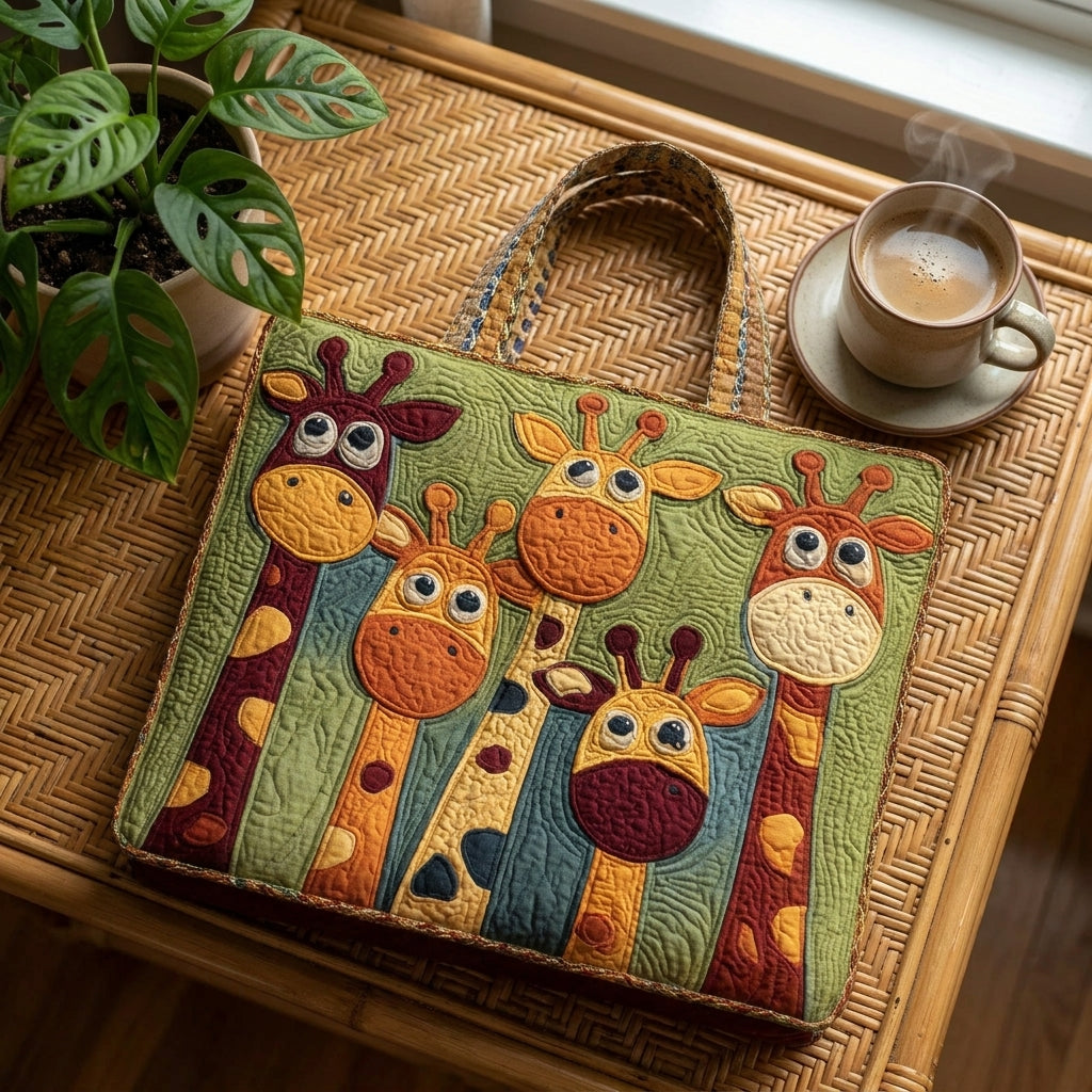 Yastıklı Tote Çanta - Zürafa