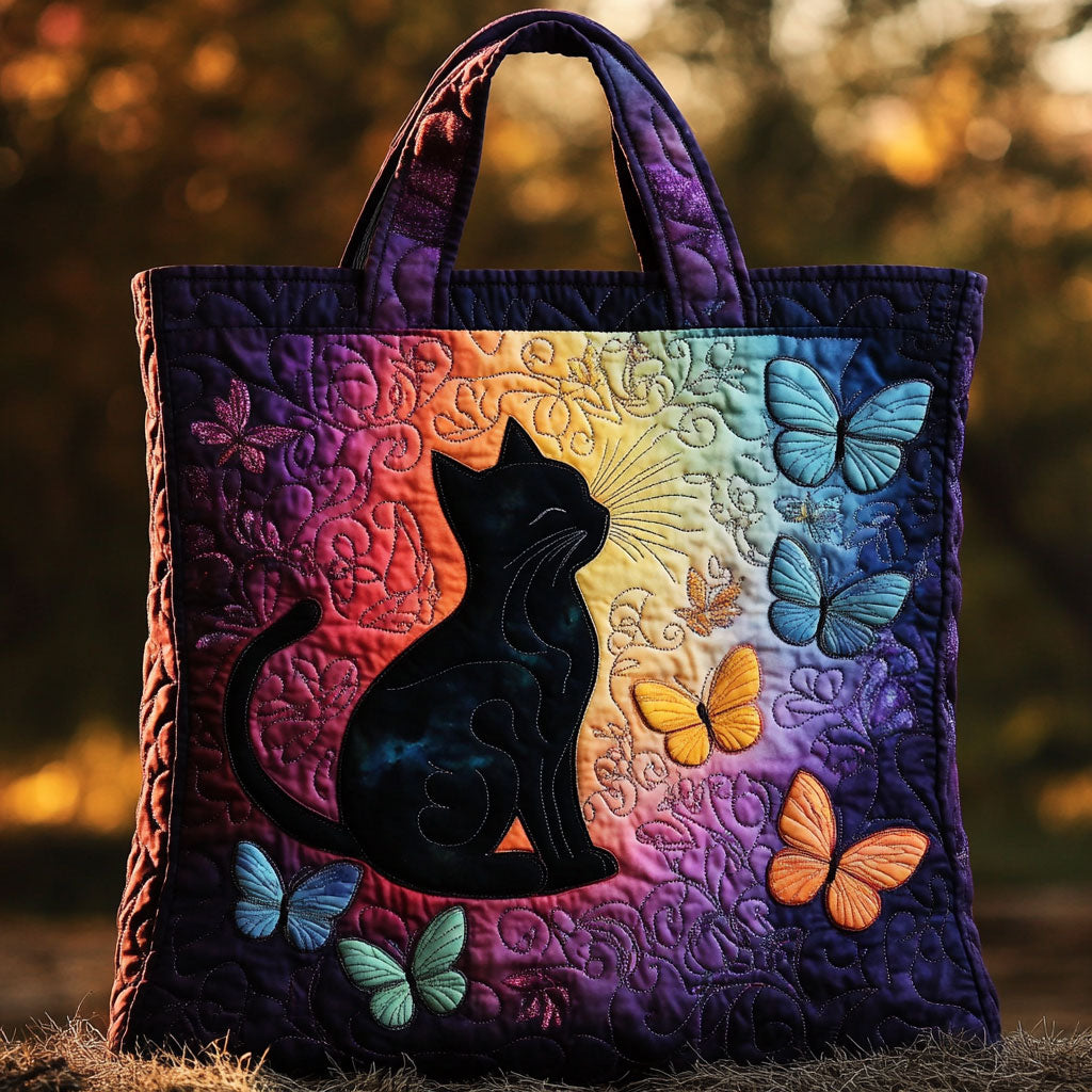 Nazik Kedi Kapitone Tote Çantası