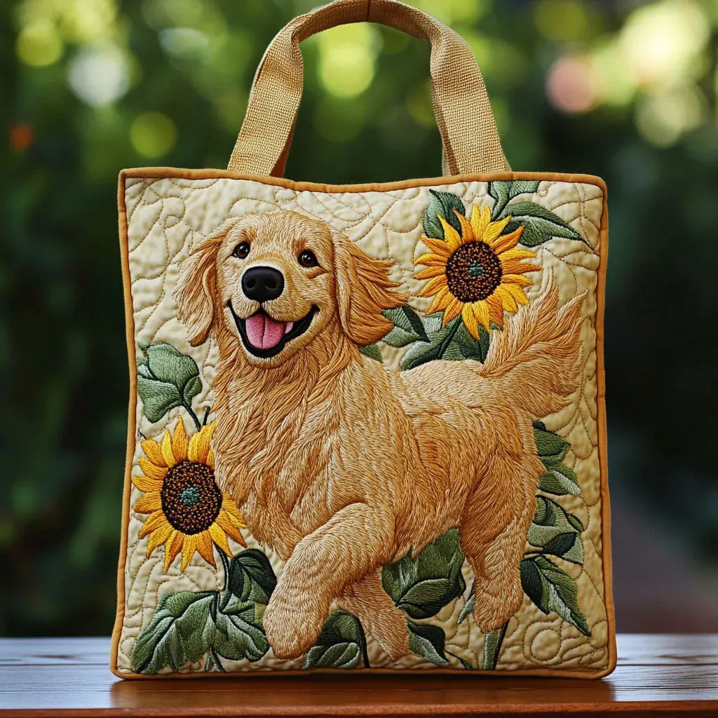 El Yapımı Çanta - Golden Retriever
