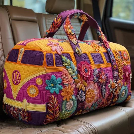 Boho stilā ceļojumu soma - vintage dizains