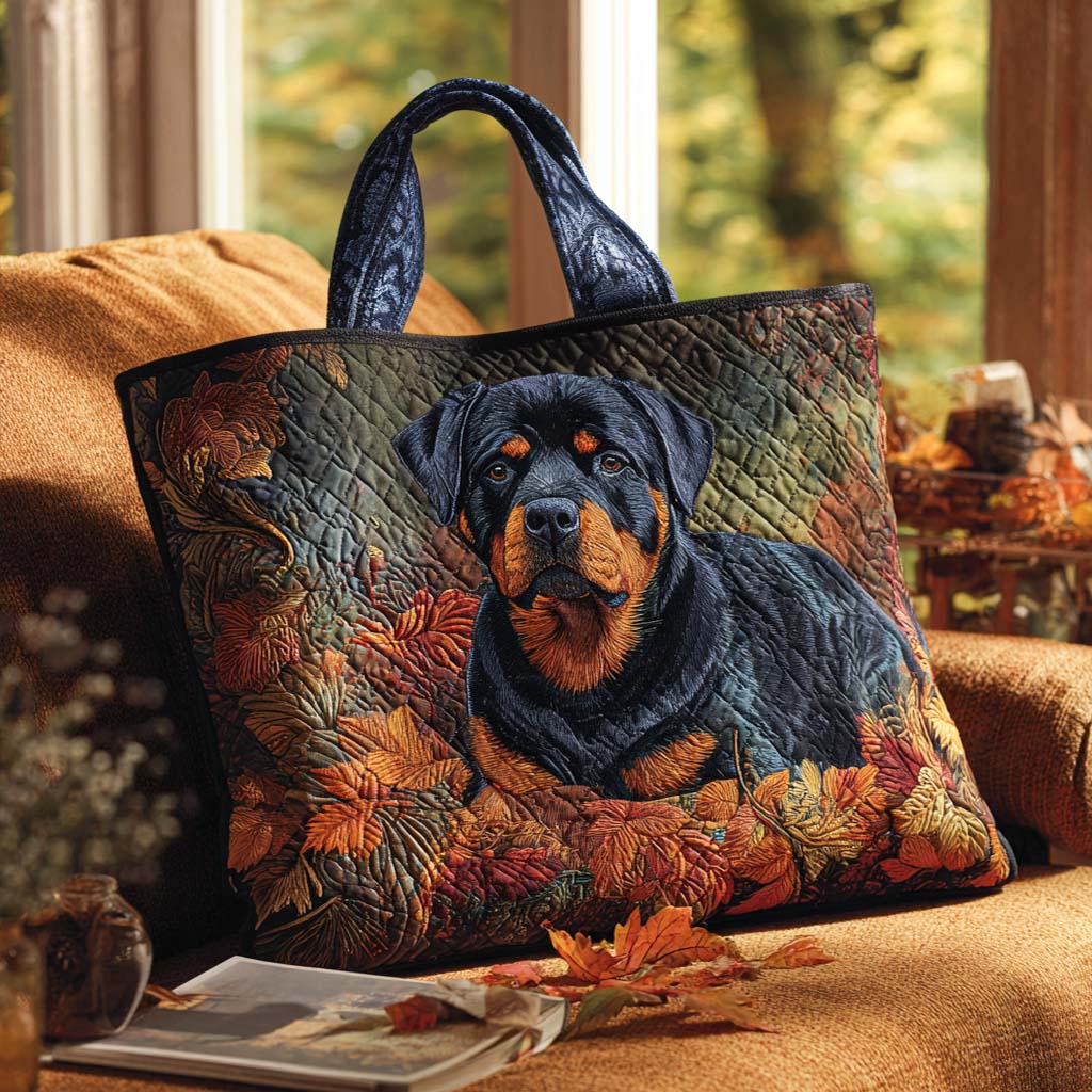 Rudens Rottweiler Atpūtas Soma