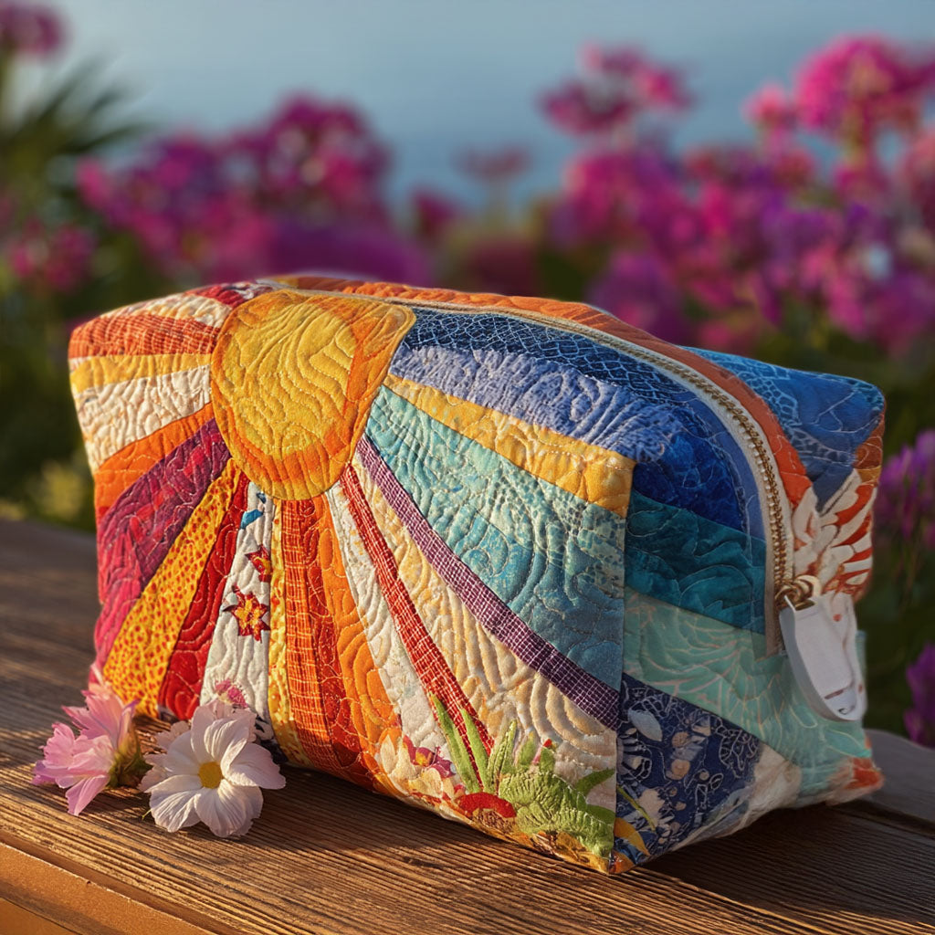 Boho Işıkları Yastıklı Makyaj Çantası