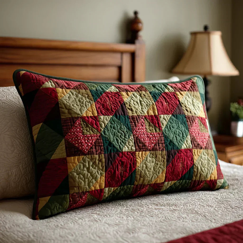 Ziemassvētku sapņi quilted spilvendrāna