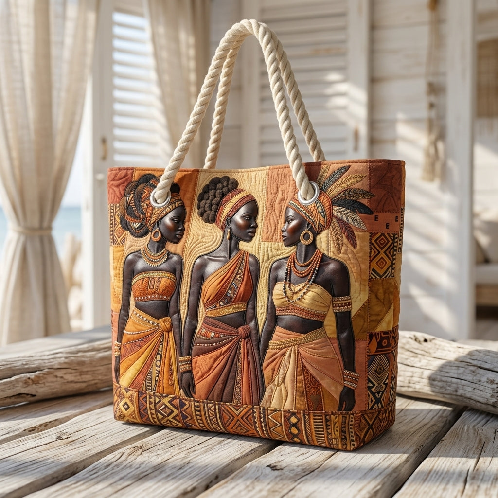 Plaj Çantası - Melanin Kraliçeleri Parıltısı