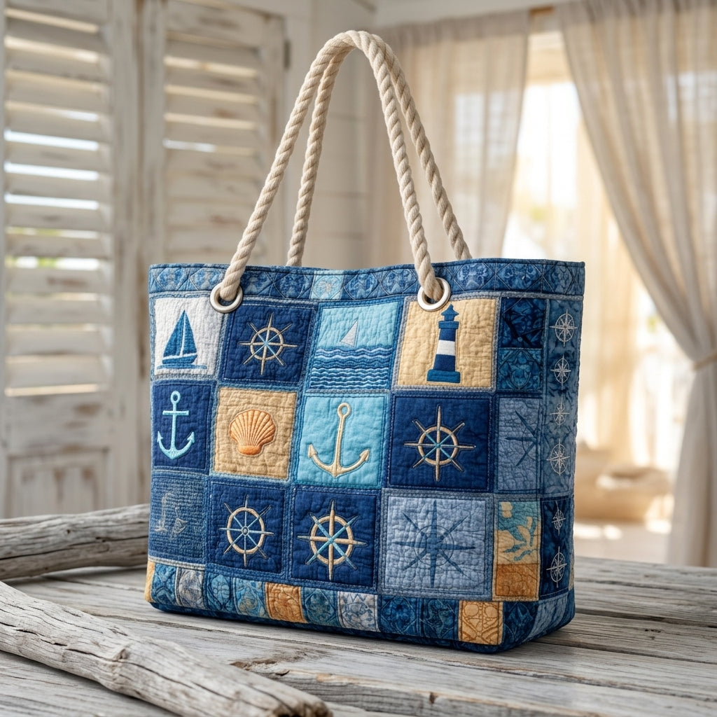 Plaj Çantası - Nautical Mavi
