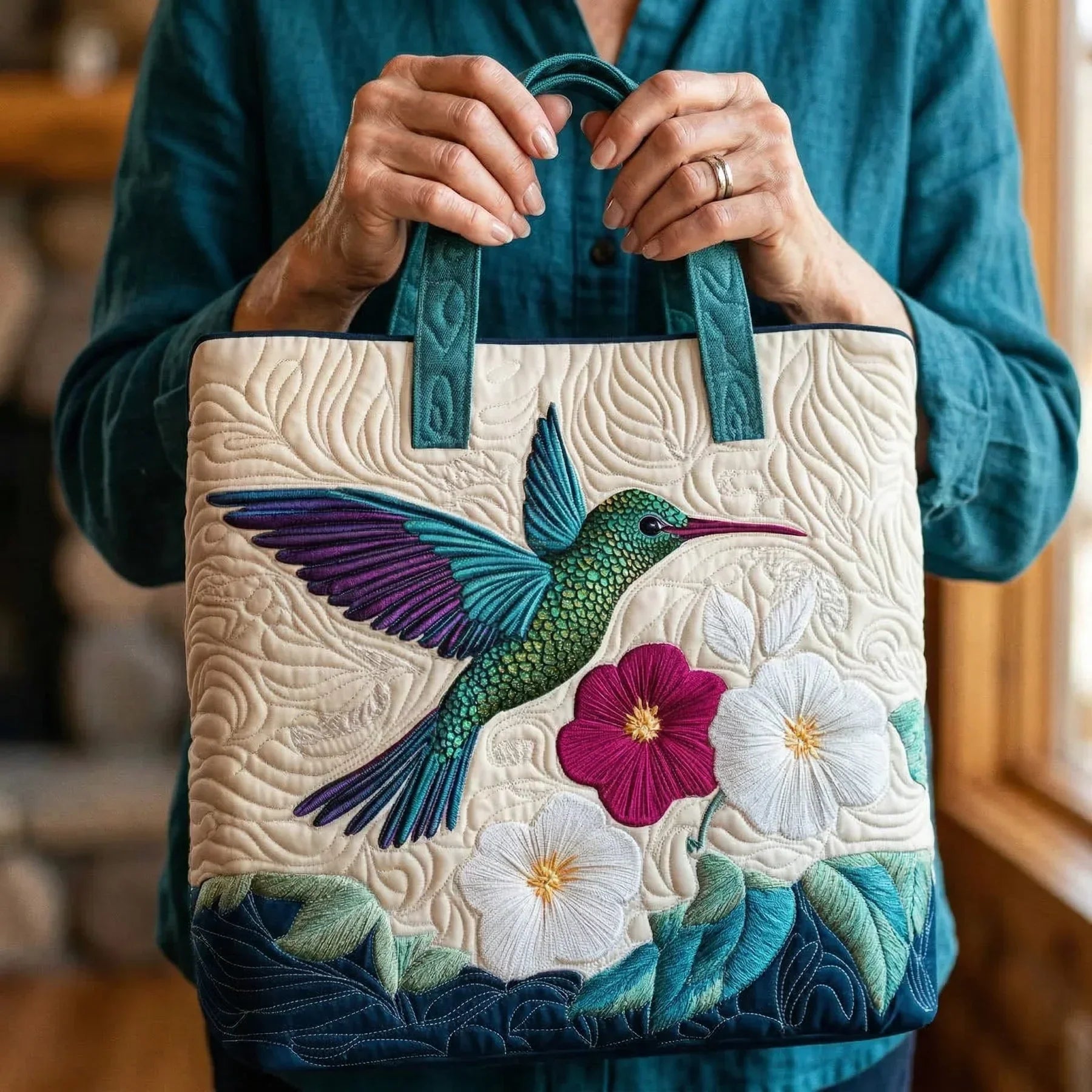 Piepūšamā Soma - Kolibri un Baltais Zieds